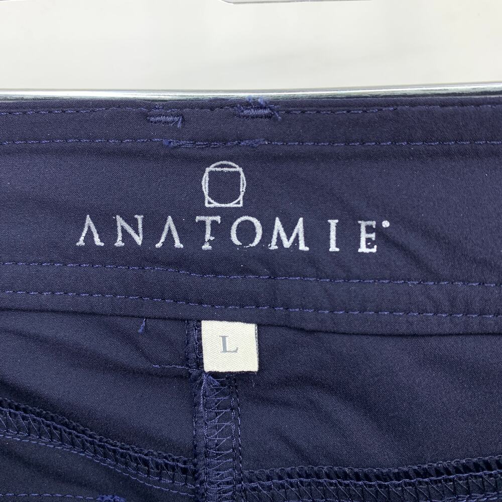 Anatomie Kate Pants Womens Size Large Navy Blue Skinny Cargo Stretch Travel - Picture 5 of 6